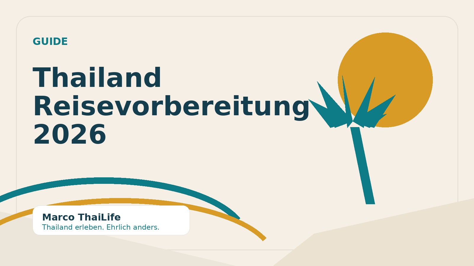 Reise vorbereiten