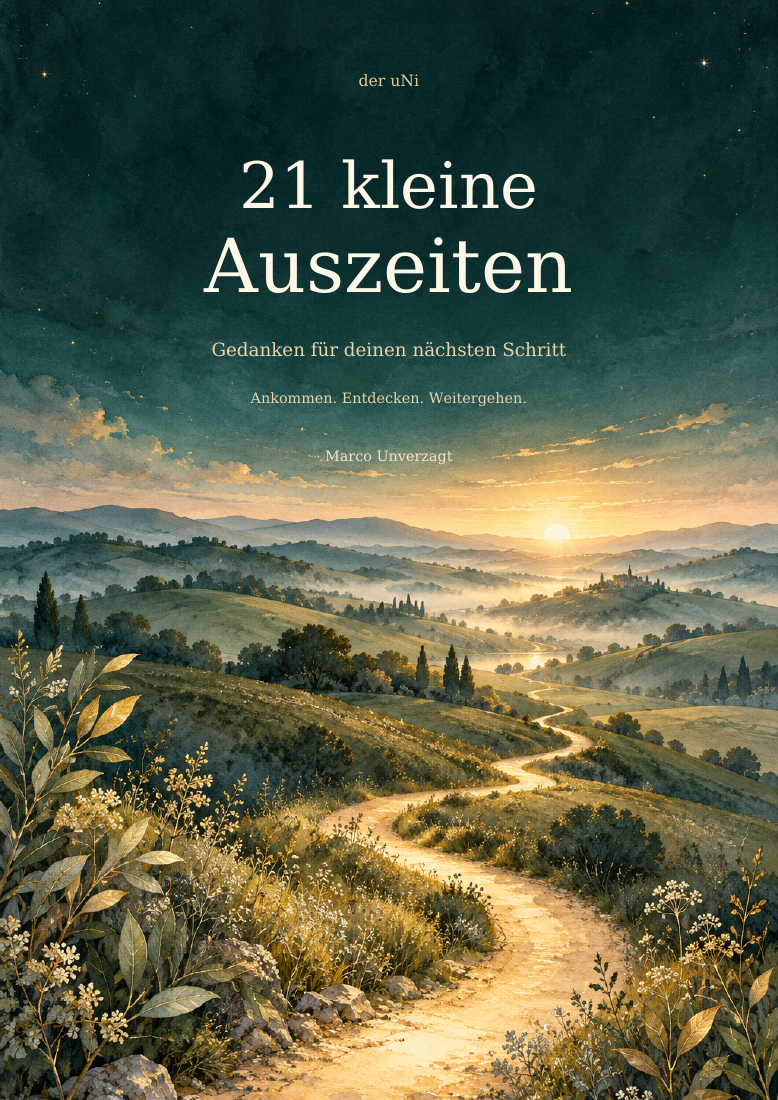 Cover: 21 kleine Auszeiten von Marco Unverzagt